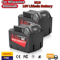 Für Milwaukee 18V Akku 9000mAh wiederaufladbarer Lithium-Ionen-Akku für M18 48-11-1850 48-11-1860 2604-20 Serie Werkzeuge