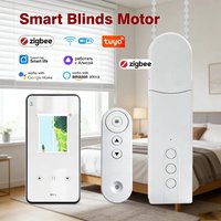 Wifi Roller Blinds Shade Drive Zigbee Tuya Smart Electric Curtain Shutter Motor RF Remote APP Control Alexa Google Assistant