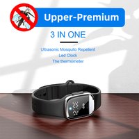 Portable Ultrasonic Effective Mosquitoes Repeller Bracelet Wristband Magnetic Bracelet Outdoor Anti Mosquitoes Bite Wristband