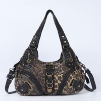 Angel kiss Women Handbags Leopard Shoulder Bag Top-handle Handbag Fashion Satchel Dumpling Shoulder Bag Tote Hobos Large Purse