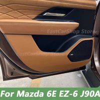 Für Mazda 6e EZ-6 EZ6 J90A 2024 2025 2026 Auto PU Leder Tür Schutz Pad Tür Planke Anti Kick schmutzige Pad Matte Abdeckung Zubehör