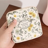 Creative PVC Sanitary Pads Bag Large Capacity Multipurpose Cosmetic Bag Coin Purse Mini Data Cables Organizer