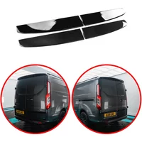 For Ford Transit Custom Mk8 2012-2022 Double Door Car Rear Wing ABS Spoiler Glossy Black Or Carbon Fiber Look Body Kit
