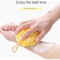 Cheese Bath Ball, Super Soft Honeycomb Bath Flower Ball, Children's Baby Bath Foam Sponge