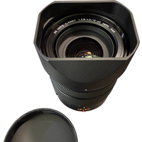 Fit for Panasonic LUMIX Leica DG Vario-Elmarit 12-60mm F/2.8-4 ASPH Lens Metal Bayonet Square Lens Hood with Metal Cap