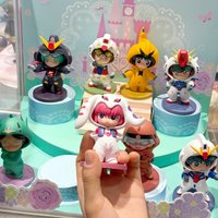 New Genuine Bnfigure Q Pajamars Mobile Suit Uc Series Vol.2 Blind Box Cute Action Figure Movable Model Collection Surprise Gifts
