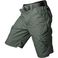 Summer Men's Tactical Cargo Shorts Multi Pockets Waterproof Outdoor Hiking Hunting Fishing Climbing Work Travel Golf Casual