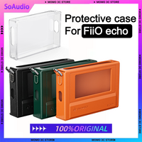 Snowsky Leather Case For FiiO snowcky echo Shockproof Protective Cover With View Window And Metal Lanyard Buckle