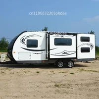 Outdoor Camper Trailer, RV, RV, Mobile Cabin Towing Camper, License Plated And Road-worthy
