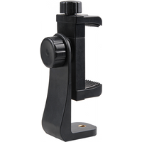 Universal Smartphone Cell Phone Mount Holder Adapter for Tripods or Stands With Standard 1/4 Inch Mount Screw Can Rotates