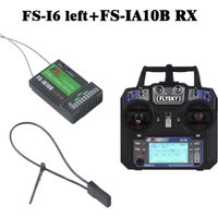 Fly Sky FS-i6 2.4G 6CH Remote Controller Compatible with IA6B IA6 IA10B Receiver Suitable for RC Drones Fixed Wing Helicopter