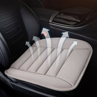Breathable Linen Car Seat Covers Universal Non-Slip Cushion Pad for Summer All Season Comfortable Seat Protector for Car SUV