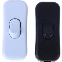 (HB05)1Pc Light Switch AC 250V ON/OFF Table Desk Lamp Cord Toggle Rocker Switches Control For LED Lights Wiring Electric Switch
