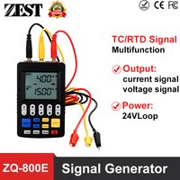 ZQSIG-800E Multifunction Signal Generator Adjustable Current Voltage 0-10V Simulator 4-20mA sinal Sources Transmitter Calibrator
