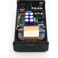 Neues 50W HiFi Ultra-Geräuscharmes DC Lineares Netzteil DC12V 3A Audio-Verstärker LPS PSU Mit Blauem Display
