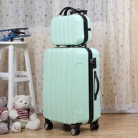 Fashionable Ladies Luggage Suitcase with Mother-Child Design Universal Wheels Travel Bag 2024 Spring New Style ABS Mate...
