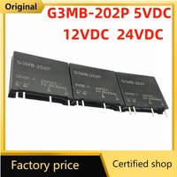 5PCS Original brand new 4pin G3MB-202P 5V 12V 24V PCB Mounting SIP SSR AC 240V 2A Snubber Circuit Resistor DC-AC Relay Module