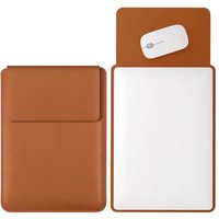 Laptop Bag, 13/13.3/14/15/15.4/15.6/16 Inch, Notebook Computer Mouse Pad, Pu Leather Bladder Bag, Computer Bag Accessories