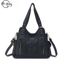 Angelkiss Women's Fashion Handbag Large Capacity Shoulder Tote Top-Handle Multifunctional Satchel Lady Hobos Shopping Purse 2025