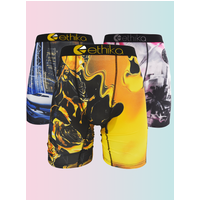 AliExpress ETHIKA Men's Anti-Chafing Boxer Briefs Polyester S-XXL 1pc Tagless Seamless Underwear Moisture-Wicking for Cycling