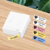 D12 Thermal Label Printer Adhesive Sticker Printer Similar as Marklife P15 D30 D11 D110 D101 Label Maker Or 1PK D12 Label Tape