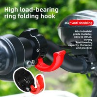 Replaceable Bikes Hanging Bag Hook Multi-function ABS/Aluminum Motorcycle Hanger Hook Helmet Hooks for Motorcycle Bikes