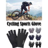 AliExpress NONE Ice Silk High-elastic Sunscreen Breathable Half-finger Gloves For Men&Women 1Pair Outdoor Thin Cycing Driving Fishing Gloves