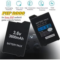 3600mAh Backup Battery for SONY PSP 2000 Handheld Game Console Backup Batteries for SONY PS Lite PSP-2000 PSP-3000 PSP-3004 New