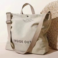 Canvas Crossbody Bag High-quality Canvas Large-capacity Handbag Commuting Bag Male College Student Commuting Single-shoulder Bag