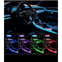 2M Car Interior Led Strip Light Neon EL Wiring Decorative Lamp For BMW 1 Series E81 E82 E87 E88 F20 F21 Auto Light