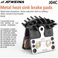 AliExpress NONE ATWEINA Mountain Bike Metal Brake Heat Dissipation To Make The Pad Silent Brake Heat Dissipation J04C To Make The Pad