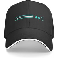 Hamilton 44 F1 Car Race Washed Men's Baseball Cap Windproof Trucker Snapback Caps Dad Hat Golf Hats