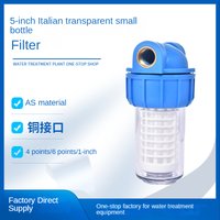 5 inch European Italian Style Transparent Filter Bottle,Water Filter Bottle,Reverse Osmosis Diy Water Filter System
