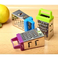 Stainless Steel Mini Four-Sided Grater Planer Multifunctional Peel Cutter For Kitchen Carrot Fruits Vegetables Cutting Tool