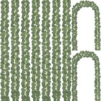 Artificial Eucalyptus Garland Fake Hanging Plants for Wedding Arch Table Runner, Home Decor Mantel, Party & Christmas Decoration