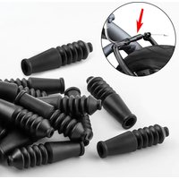 Durable Brake Cable Protector Cover Dustproof Rubber Boot for MTB/Folding Bike Brake Line Universal Bike Brake Noodle Guard 10PC