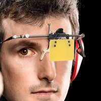 PENIKOKO Shooting Glasses Adjustable Angle Eye Training Occluder for Adults Aim Precision Indoor Outdoor Use