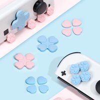 GeekShare Silicone Cross D-Pad Button Caps Set Compatible with Nintendo Switch /OLED Joy-Con Heart Shape Cat Paw Joystick Cover