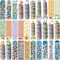 30Pcs Multi-Color Funny Animal Bookmarks Penguin Duck Panda Reading Page Markers Creative DIY Book Labeling Decor Paper