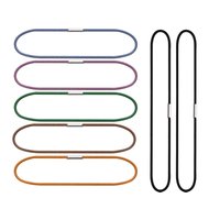 5 Pieces a Set Spare Rubber Band Leather Notebook Accessory for Travelers Notebook Repair Elastic String Bungee Cord