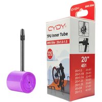 AliExpress 22G CYDY OUTDOOR ULTRA LIGHT TPU BMX Bicycle Inner Tube 20 451 20x1.0-1.5 Tyre FV:45mm Bike Tire Penu Cycling Parts