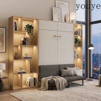 Custom does not take up space Murphy bed living room apartment wall folding invisible sofa integrated wall bed