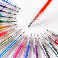Glitter Gel Pens 60 Colors Sparkle Glitter Pens Set with Case, 1.0mm Smooth Ink for DIY Craft, Scrapbooking, Journal
