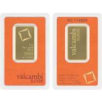 1-10pcs Valcambi Gold Bar 1 OZ Non-Magnetic Seal Packaging Brass Bullion Metal Crafts Collection Gifts