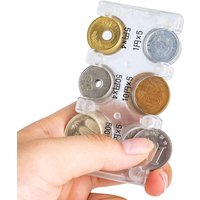 1-3Pcs Coin Dispenser Mini Portable Coin Organizer Multifunctional Coin Classification Clip Holder Purses Plastic Coin Card Case