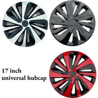 4PCS/set 17inch Universal PP Plastic Wheel Hubcap Accessories Replacement for Iron Steel R17 Wheel Rim Cover Car Hub Cap