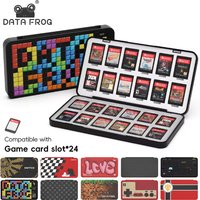 DATA FROG 24 in 1 Game Card Case Protective Holder Hard Shell Game Card Storage Box For Switch/Lite/Oled Accessories