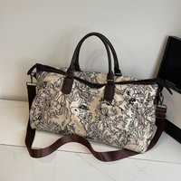 Short Distance Travel Duffel Bag Women Lightweight Fitness Carry on Luggage Bags Outdoor Hiking Shopping Handbag Retro Schoolbag