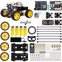 ACEBOTT Robotics Kit for Kids Smart Robot Car Kit Compatible with Arduino & Scratch STEM Toys Coding Robot Kit with App Control