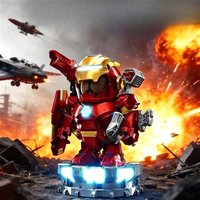New Magnetic Mechanical Capybara Robot Original Cartoon Action Figure Toys Articulated Action Figure Detachable Weapons Toy